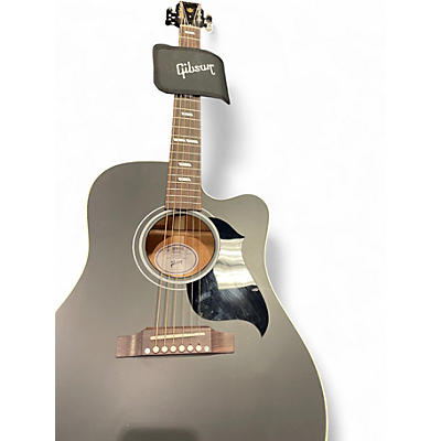 Used 2022 Gibson songwriter ec special Ebony Acoustic Guitar