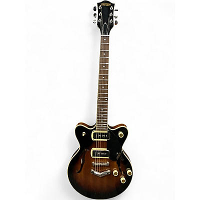 Used 2022 Gretsch Guitars G2655-P90 Brown Sunburst Hollow Body Electric Guitar