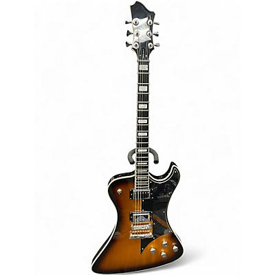 Used 2022 Hagstrom fantomen 2 Color Sunburst Solid Body Electric Guitar