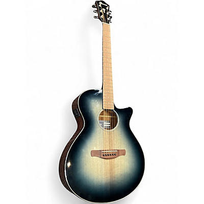 Used 2022 Ibanez AEG50 Blue Acoustic Electric Guitar