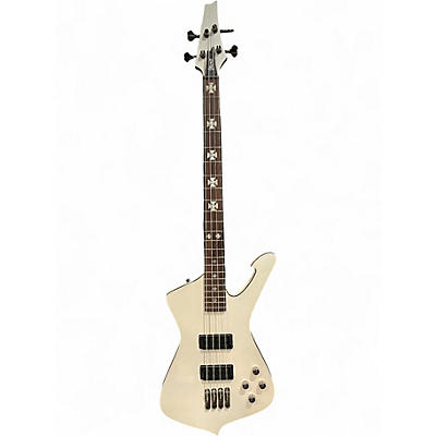 Used 2022 Ibanez SDB3 Sharlee Dangelo Signature Cream Electric Bass Guitar