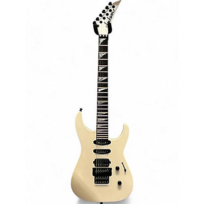 Jackson Used 2022 Jackson American Series Soloist SL3 Platinum Pearl Solid Body Electric Guitar