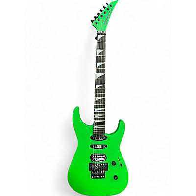 Jackson Used 2022 Jackson American Series Soloist SL3 Slime Green Solid Body Electric Guitar