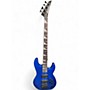 Used 2022 Jackson JS3 Concert Blue Electric Bass Guitar Blue