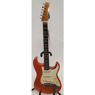 Used 2022 John Cruz Custom Guitars Crossville Model ST Premier Fifty Matador Red Solid Body Electric Guitar