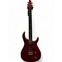 Used Kiesel Used 2022 Kiesel Crescent Deep Red Flame Maple Solid Body Electric Guitar Deep Red Flame Maple