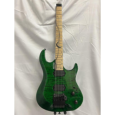 Used 2022 Kiesel Osiris 6 Emerald Green Solid Body Electric Guitar