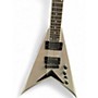 Used 2022 Kramer DAVE MUSTAINE VANGUARD V SILVER Solid Body Electric Guitar SILVER