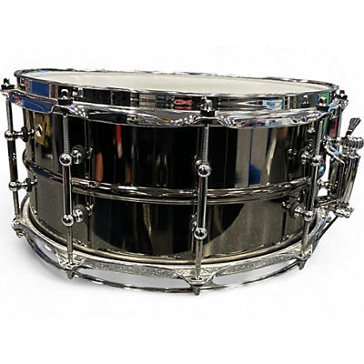 Ludwig Used 2022 Ludwig 6.5X14 Black Beauty Snare BLACK NICKEL Drum