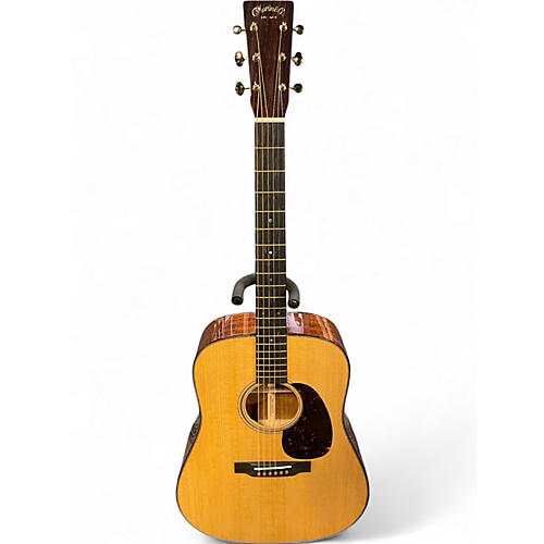 Used 2022 Martin D18 Modern Deluxe Natural Acoustic Guitar Natural