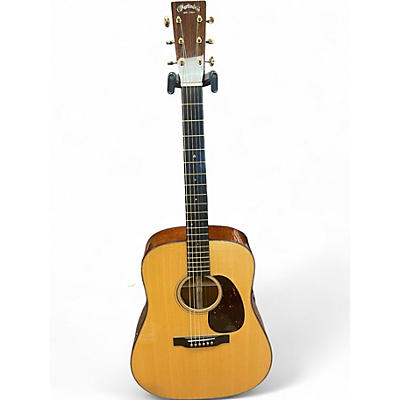 Used 2022 Martin D18 Modern Deluxe Natural Acoustic Guitar