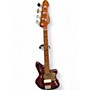 Used 2022 Offbeat Jackie O Bordeaux Glow Electric Bass Guitar Bordeaux Glow