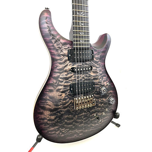 PRS Used 2022 PRS Modern Eagle V WOOD LIBRARY 10 TOP Charcoal Purple Burst Solid Body Electric Guitar charcoal purple burst