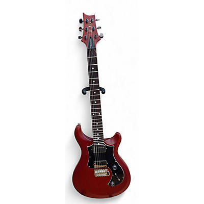 Used 2022 PRS S2 Custom 24 Black Cherry Solid Body Electric Guitar