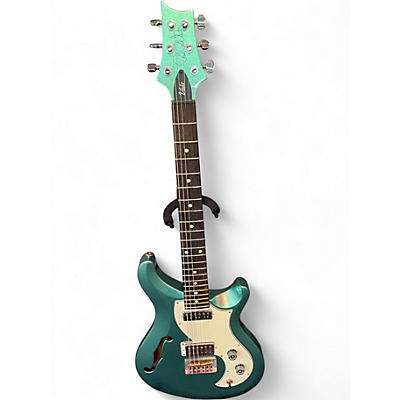 Used 2022 PRS S2 Vela Semi-Hollow Blue Sparkle Hollow Body Electric Guitar
