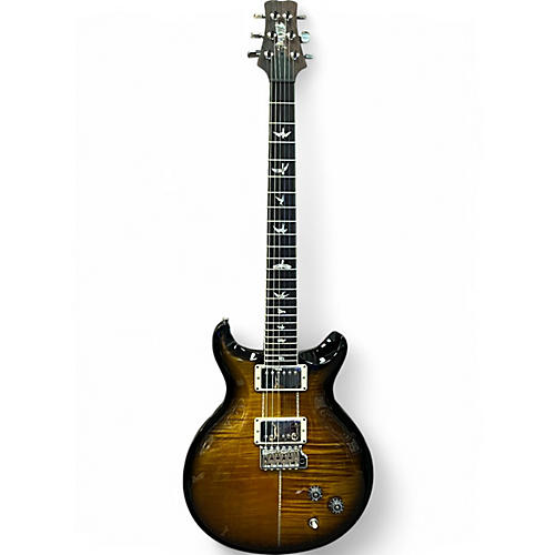 Used 2022 PRS Santana Signature Black Gold Burst Solid Body Electric Guitar Black Gold Burst