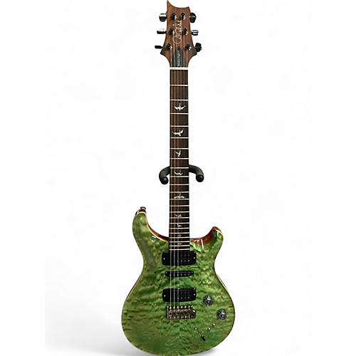 Used 2022 PRS Wood Library Modern Eagle V Indian Rosewood Neck, Braz RW FB Palm Green Solid Body Electric Guitar Palm Green