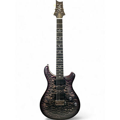 Used 2022 PRS modern eagle V WOOD LIBRARY 10 TOP charcoal purple burst Solid Body Electric Guitar