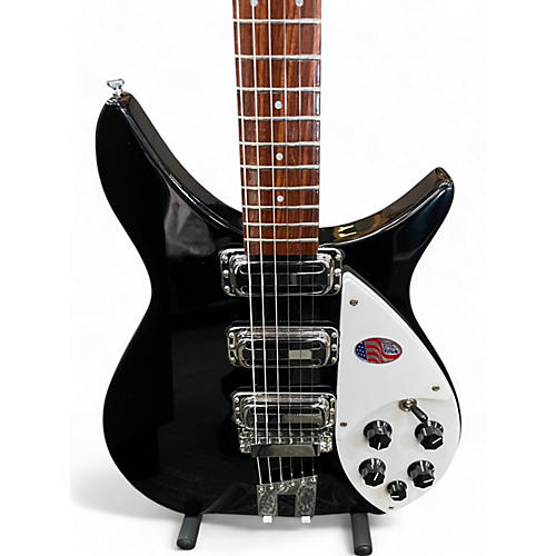 Rickenbacker Used 2022 Rickenbacker 350V63 BLACK Solid Body Electric Guitar BLACK