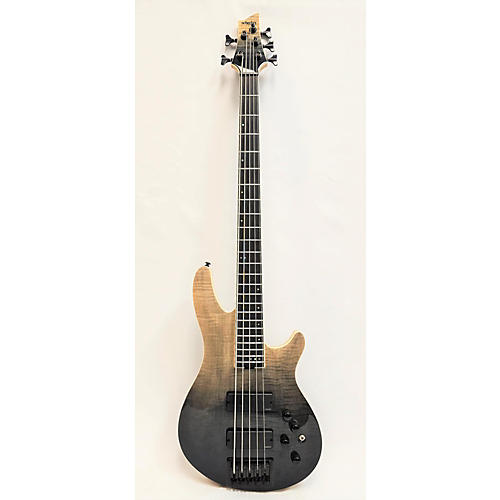 Used 2022 Schecter Diamond Series Sls Elite 5 Blue To Black Fade Electric Bass Guitar Blue to Black Fade