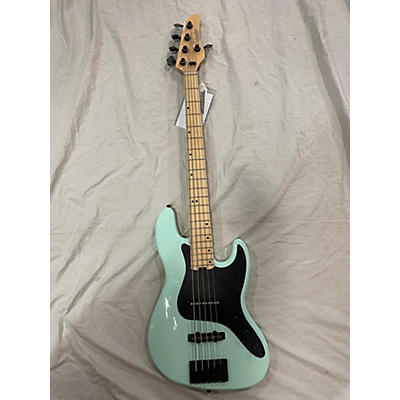 Schecter Guitar Research Used 2022 Schecter Guitar Research J5 Seafoam Green Electric Bass Guitar