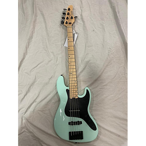 Schecter Guitar Research Used 2022 Schecter Guitar Research J5 Seafoam Green Electric Bass Guitar Seafoam Green