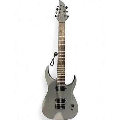 Used 2022 Schecter Guitar Research KM-7 MK-III GREY Solid Body Electric Guitar