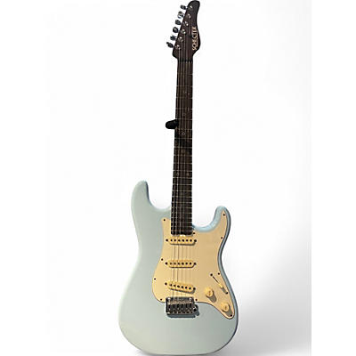 Used 2022 Schecter Guitar Research NICK JOHNSTON SIGNATURE ATOMIC FROST AGED NITRO Solid Body Electric Guitar