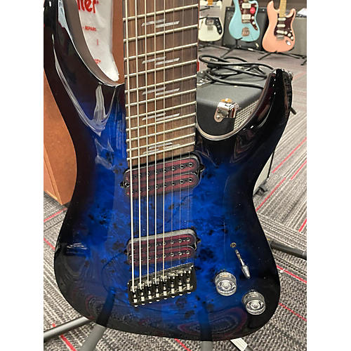 Schecter Guitar Research Used 2022 Schecter Guitar Research OMEN EXTREME 8 SEE THROUGH BLUE BURST Solid Body Electric Guitar SEE THROUGH BLUE BURST