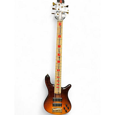 Used 2022 Spector NS5 USA 5 String FIRE FADE Electric Bass Guitar