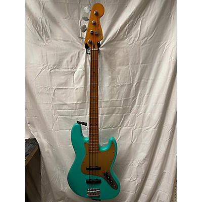 Squier Used 2022 Squier 40TH ANNIVERSARY VINATGE EDITION JAZZ BASS Seafoam Green Electric Bass Guitar