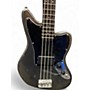 Used 2022 Squier Affinity Jaguar Trans Charcoal Electric Bass Guitar Trans Charcoal