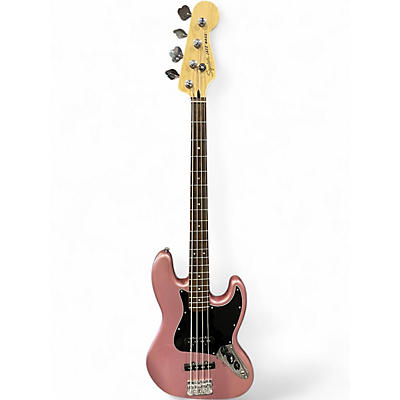 Used 2022 Squier Affinity Jazz Bass Burgundy Mist Electric Bass Guitar
