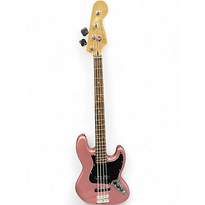 Used 2022 Squier Affinity Jazz Bass Burgundy Mist Electric Bass Guitar