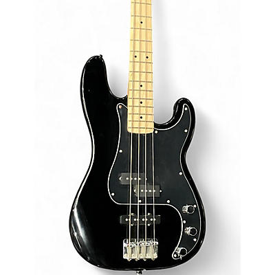 Used 2022 Squier Affinity Precision Bass Black Electric Bass Guitar
