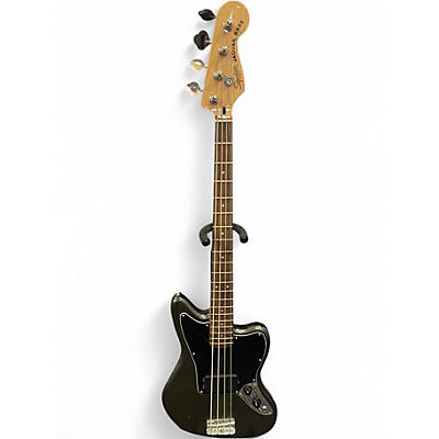 Used 2022 Squier Affinity Series Jaguar Bass H Charcoal Frost Metallic Electric Bass Guitar