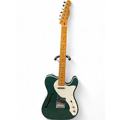 Used 2022 Squier Classic Vibe 1960S Telecaster Sherwood Green Metallic Solid Body Electric Guitar