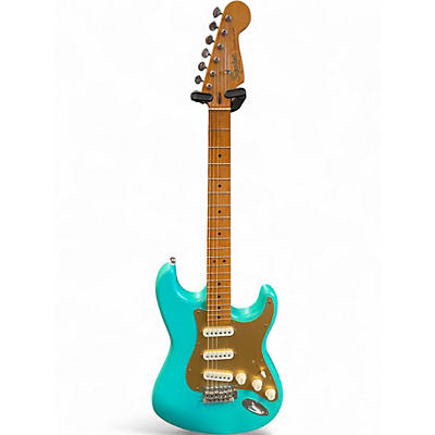 Used 2022 Squier Classic Vibe Stratocaster SATIN SEAFOAM Solid Body Electric Guitar
