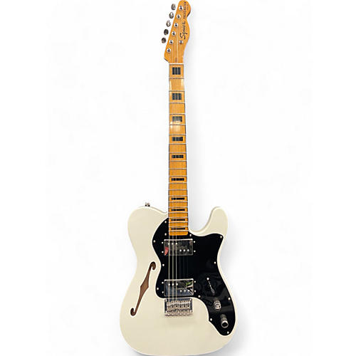 Squier Used 2022 Squier Classic Vibe Telecaster Thinline WHITE Hollow Body Electric Guitar WHITE