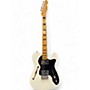 Used Squier Used 2022 Squier Classic Vibe Telecaster Thinline WHITE Hollow Body Electric Guitar WHITE