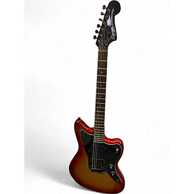 Used 2022 Squier Contemporary Active Jazzmaster Gold-Red Sunburst Solid Body Electric Guitar