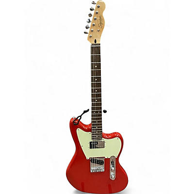 Used 2022 Squier FSR OFFSET TELE SH LRL MPG DKR Dakota Red Solid Body Electric Guitar