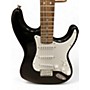 Used Squier Used 2022 Squier Standard Stratocaster Black and White Solid Body Electric Guitar Black and White