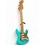 Used 2022 Squier Stratocaster 40th anniversary Seafoam Green Solid Body Electric Guitar Seafoam Green