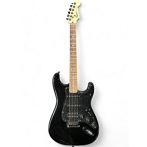 Squier Used 2022 Squier Stratocaster HSS Metallic Black Solid Body Electric Guitar Metallic Black