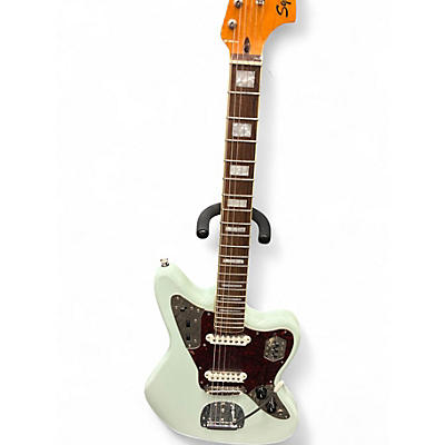 Used 2022 Squier jaguar Seafoam Green Solid Body Electric Guitar
