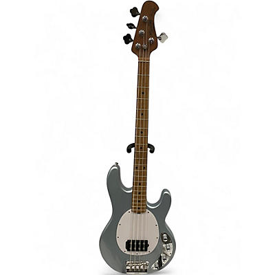 Used 2022 Sterling by Music Man Ray34 Firemist Silver Electric Bass Guitar