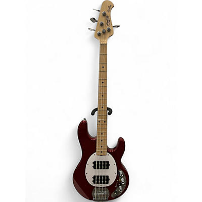 Used 2022 Sterling by Music Man StingRay RAY4HH Candy Apple Red Electric Bass Guitar