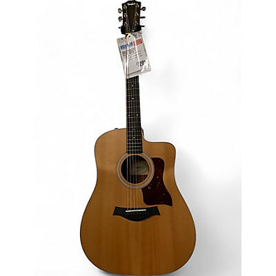 Taylor Used 2022 Taylor 210CE Natural Acoustic Electric Guitar