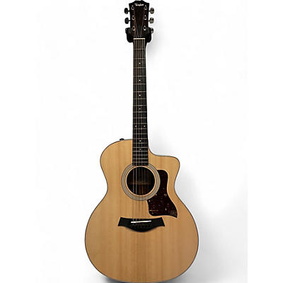 Taylor Used 2022 Taylor 214CE Natural Acoustic Electric Guitar